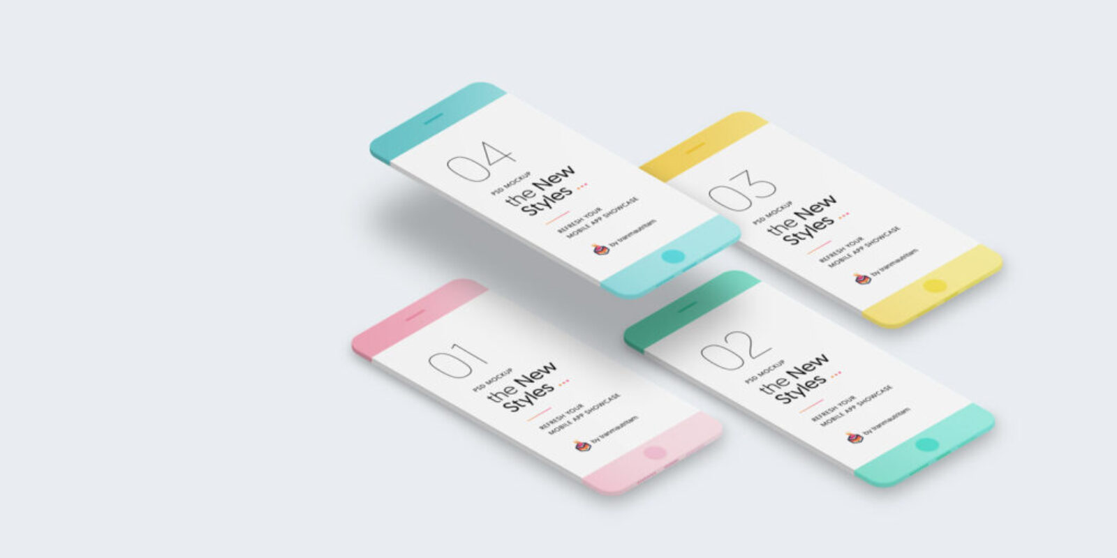 multi color ui phone