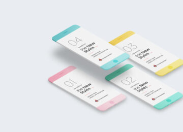 multi color ui phone